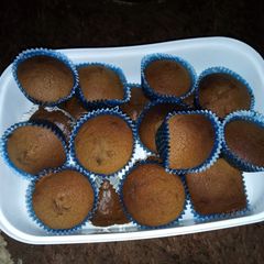 A picture of Brown cup cake.