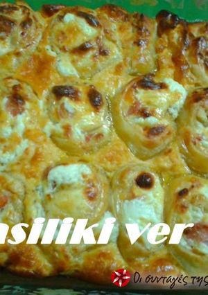 Φωτογραφία της συνταγής Ρολάκια σφολιάτας με κρέμα γάλακτος