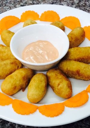 Hình của món Khoai lang kén.