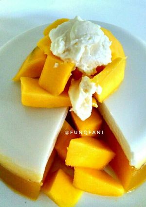 Foto resep Thai Mango Coconut Pudding