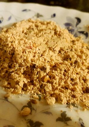 A picture of Chapli kebab spice powder recipe 🙂.