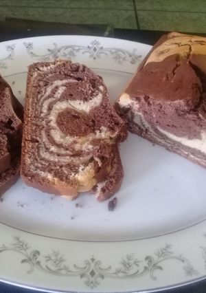 A picture of Zebra cake.