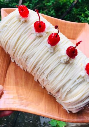Foto resep Bolu gulung keju panjang