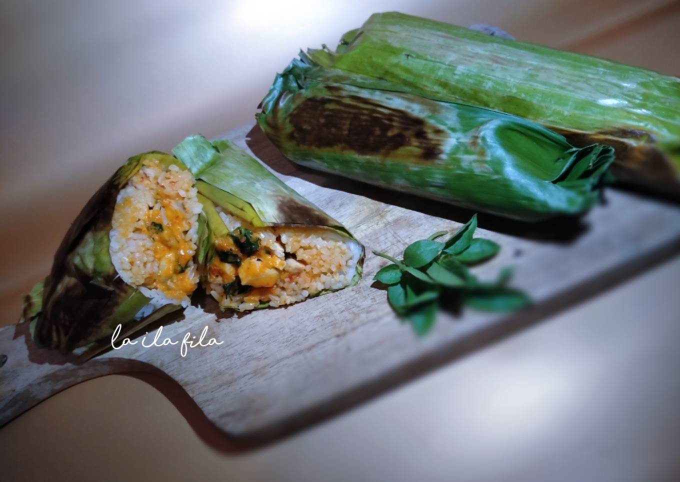 Nasi bakar ayam kemangi