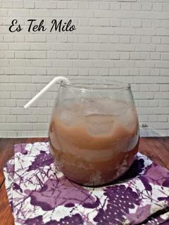 Foto resep Es Teh Milo