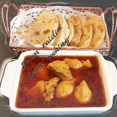 A picture of 🍗🍲Chicken Shorba (chicken curry)🥘🍗.