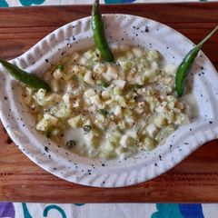 A picture of Chopped Cucumber Salad.