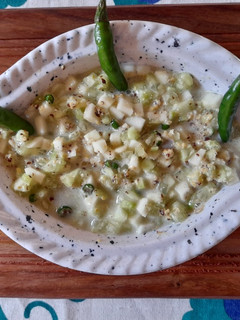 A picture of Chopped Cucumber Salad.