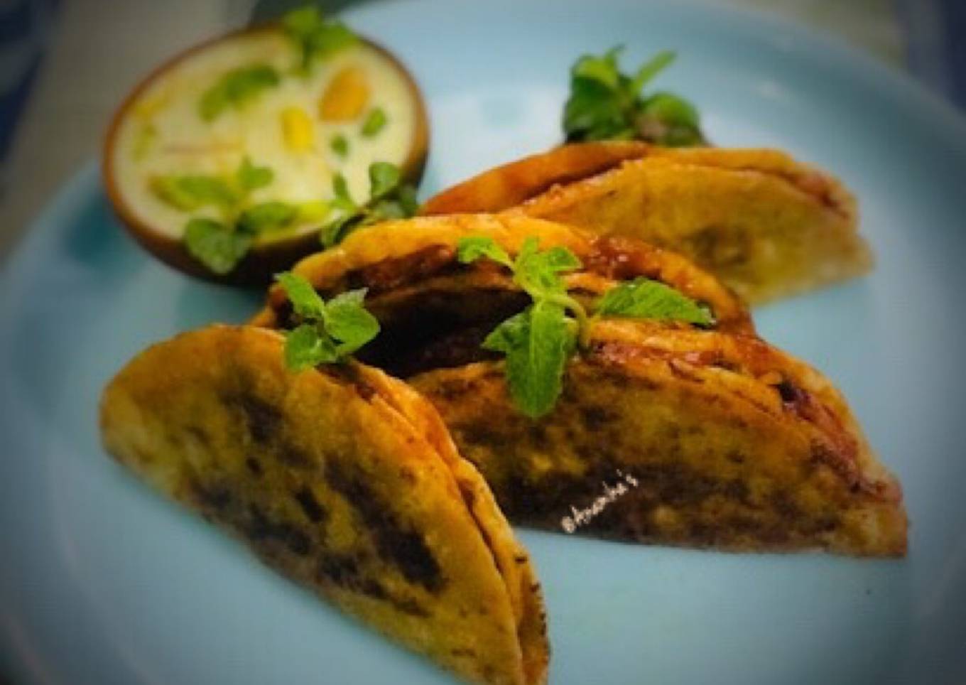 Leftover Roti Tacos with Potato Bharta
