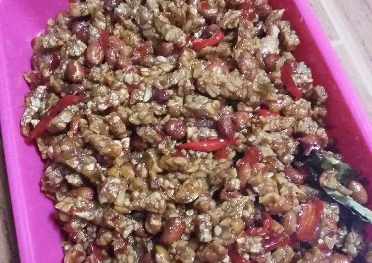 Orek Tempe Kering Pedas-Manis