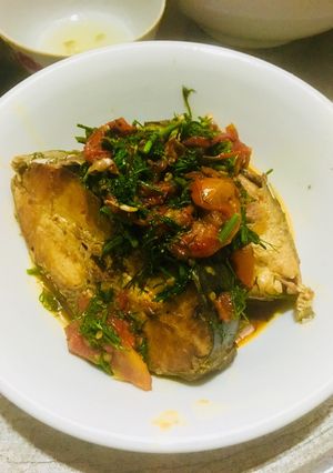Hình của món Cá thu sốt cà chua.