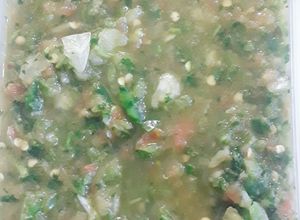 Una foto de Salsa pico de gallo