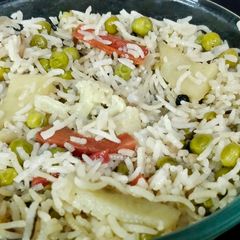 Vegetables Pulao A picture of Vegetables Pulao.