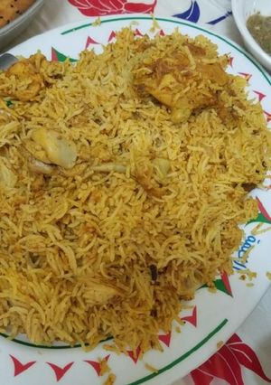 صورة لوصفة كبسة دجاج