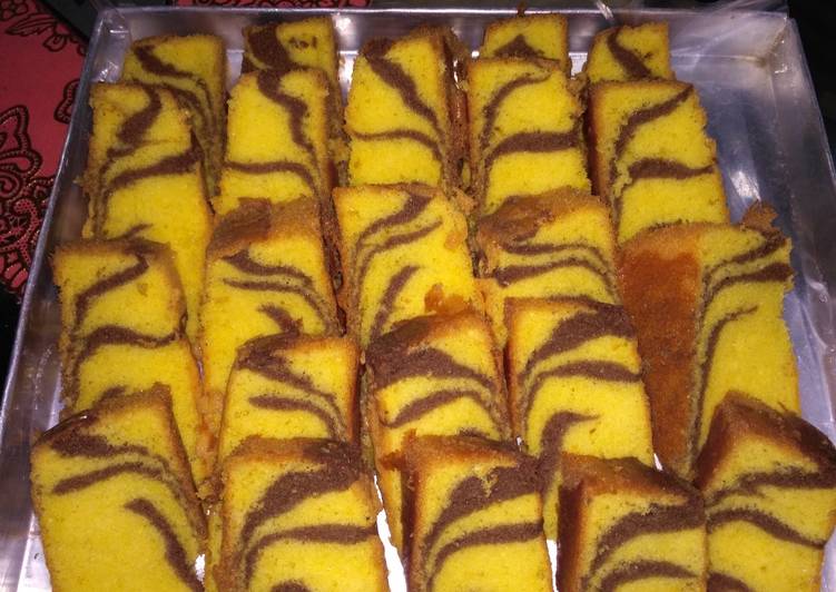 Langkah Mudah untuk Membuat Zebra cake/bolu macan Anti Gagal