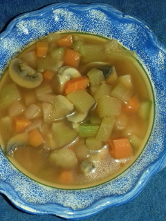 Una foto de Sopa de verduras, básica