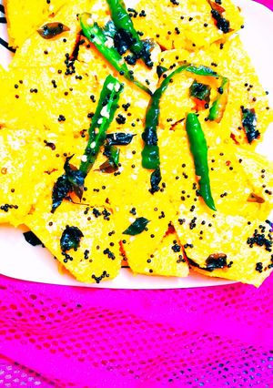 A picture of Dhokla.