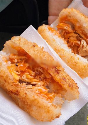 Hình của món Gà bó xôi.