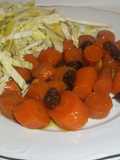 Carlotas especiadas y col cruda