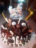 Pastel de chocolate (relleno y decoración)