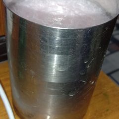 A picture of Roohafza milk.