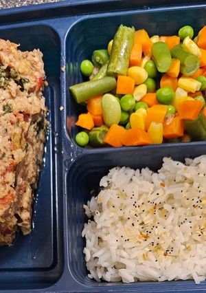 A picture of Spinach and Turkey Meatloaf.