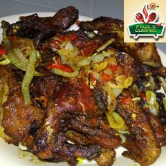 A picture of Peppered chicken.