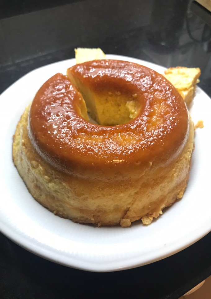 Una foto de Budín de Pan lactal