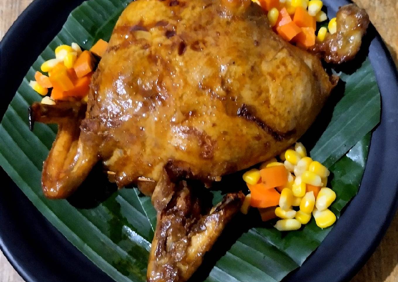 Ayam Kodok Isi Telur Ayam