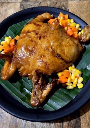 Foto resep Ayam Kodok Isi Telur Ayam