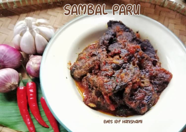 Resipi Sambal Paru Oleh Hani Shaimi Cookpad