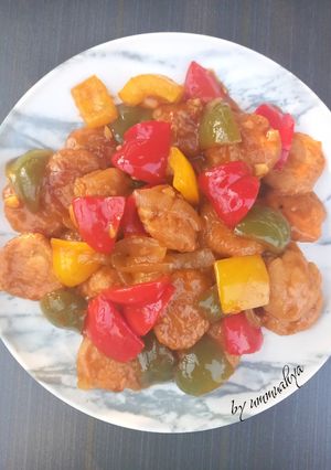 Foto resep Tahu Asam Manis Paprika (week51)