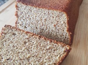 Una foto de Pan de banano con harina de almendras (paleo-gluten free)