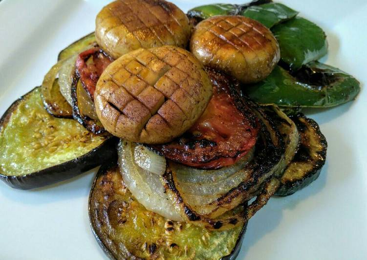 VEGETALES A La Plancha Con Vinagre Balsámico y Miel de Abejas..!