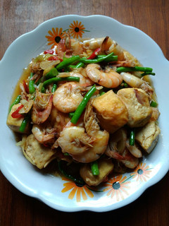 Foto resep Udang tahu saos tiram