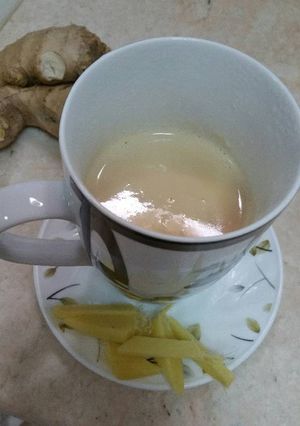 A picture of Ginger Milk tea.