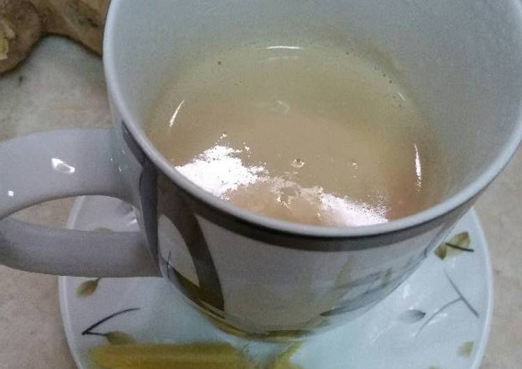 How to Make Homemade Ginger Milk tea