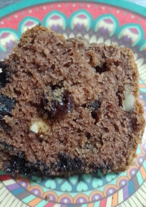 Una foto de Budín de cacao y frutos secos sin gluten💚🍫