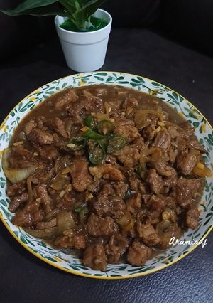 Foto resep Daging Kurban Saus Lada Hitam (Beef Blackpepper)
