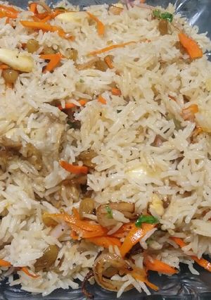 A picture of Afgani Pulao.