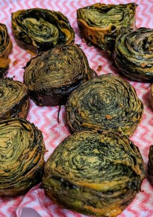 A picture of Phari patrodu...yummy and crispy.