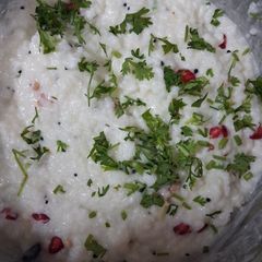 A picture of Temple Style Curd Rice.