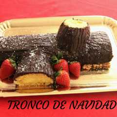 Una foto de Tronco de Navidad