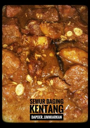 Foto resep Semur daging + kentang