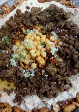 صورة لوصفة فتة حمص