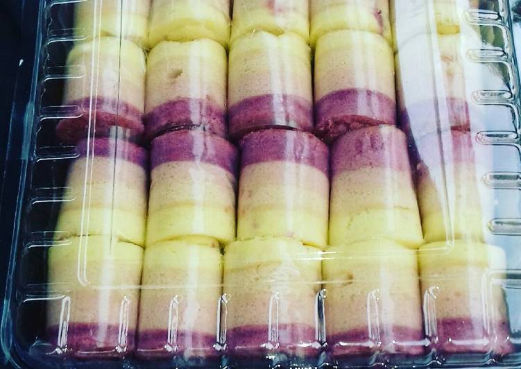 Bolu kukus gulung mini