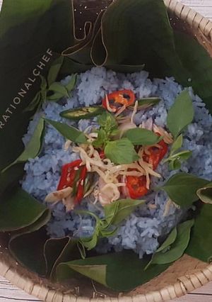 Foto resep Nasi liwet telang Non santan