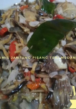 Foto resep Tumis jantung pisang teri medan
