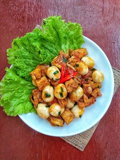 Foto resep Tahu Telur Puyuh Asam Manis