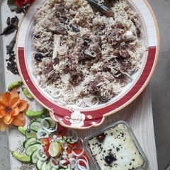 😋Mutton yakhni pulao🥩🍚 A picture of 😋Mutton yakhni pulao🥩🍚.